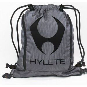 Hylete Icon XL Convertible Backpack Black Gray Zip Up Drawstring Bag Heavy Duty
